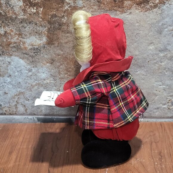 Vintage Mervyns Musical Caroler Animated Plays Jingle Bell - Picture 12 of 13